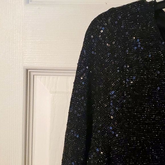 Express Yourself Sequence Cocktail Party Dress, Size M - Picture 8 of 17